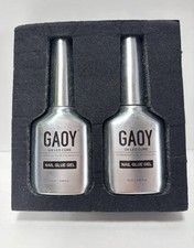 UV LED Cure Pegamento de Uñas Gel Gaoy UV LED Cure Set de 2 - 16 ml cada uno