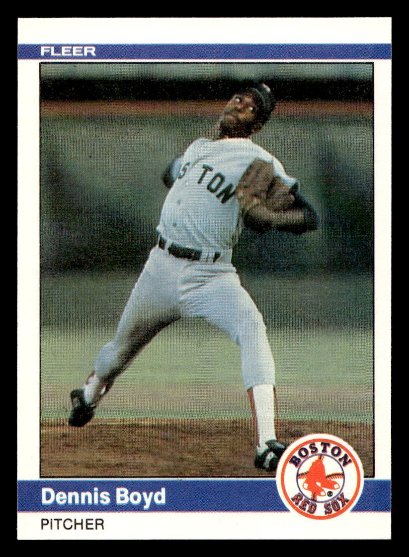 1984 Fleer #393 Dennis Boyd