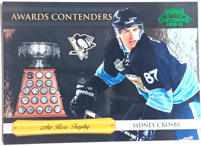 2010-11 Panini Contenders Award Contenders Emerald Sidney Crosby /50 Pittsburgh