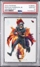 2024 PANINI PHOENIX COLOR BLAST #CBMHJ MARVIN HARRISON JR. PSA 10