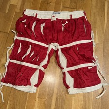 Landsknecht Kniebundhose Streifen  "Imperialis" Streifen rot-weiß XL OVP