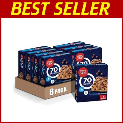 Irresistible 70 Calorie Brownie Bars, Chocolate Chip, 8 Pack