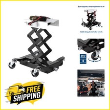 Low Profile Transmission Jack 450 Lbs 7-23 Inch Adjustable With Safety Straps Low Profile Transmission Jack 450 Lbs 7-23 Inch Adjustable With Safety Straps
