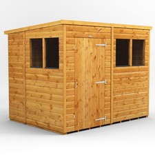8x6 Power Pent Garden Shed | T&G | B GRADE | AVAILABLE NOW