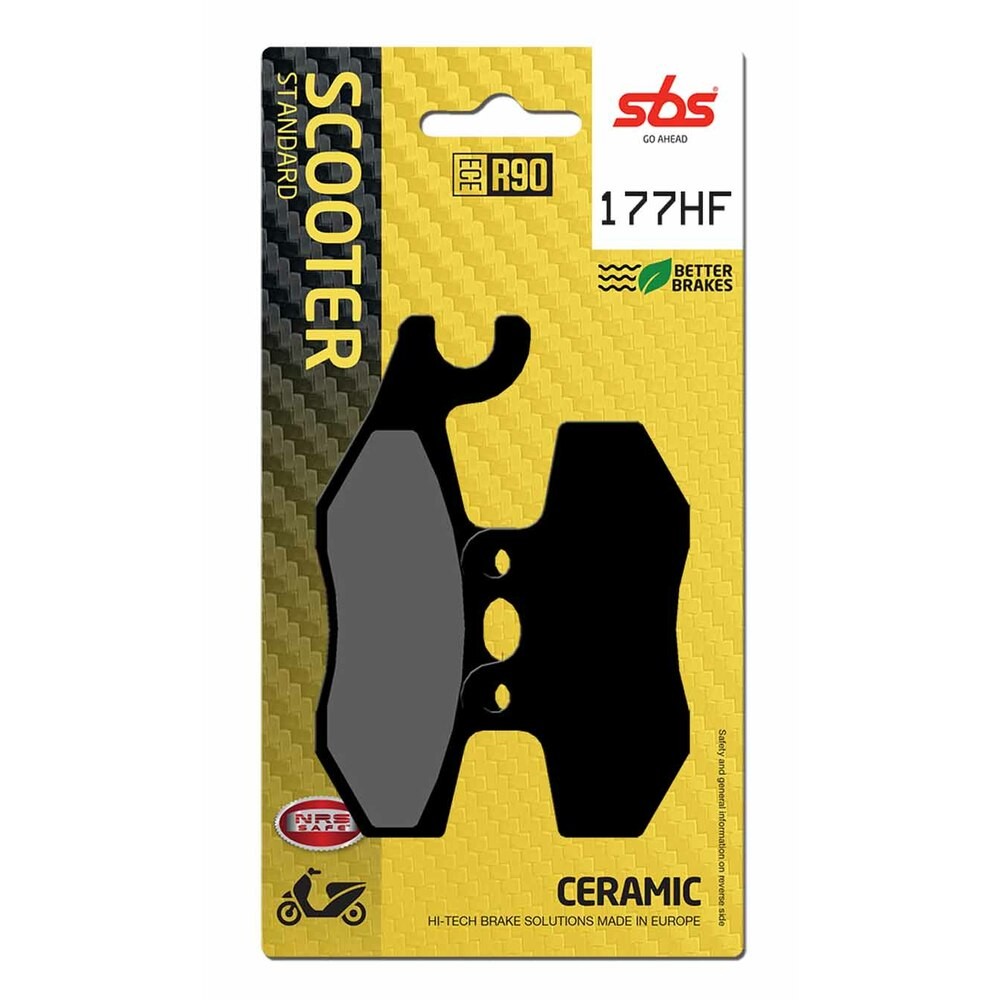 SBS P177-HF Brake Pad For Motorcycle Spare Parts Accessories Replacement Parts