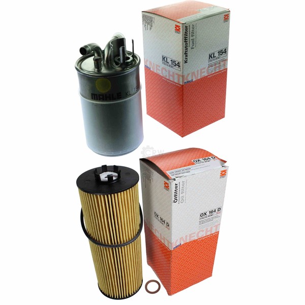 Mahle / Knecht Set Filterpaket Kraftstofffilter KL 154 ÖLfilter OX 164D-image