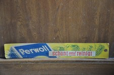 Altes Reklameschild 50er Jahre,Perwoll Waschmittel,Drogerie,Krämerladen,Wäsche