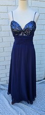 Navy Ladies Formal or Wedding Dress. Size 10 - 12