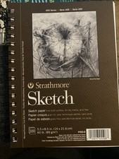 Strathmore 400 Series Sketch Paper 9x12 Heavyweight 100 Sheets Artist Recomme...