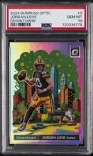 2024 PANINI DONRUSS OPTIC DOWNTOWN! #5 JORDAN LOVE PSA 10