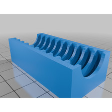 CR2032 Coin Battery Holder with slots 3d Printed