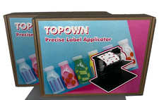Lot of 2 - TOPOWN Precise Label Applicator - Bottle Labeling Small Business Tool