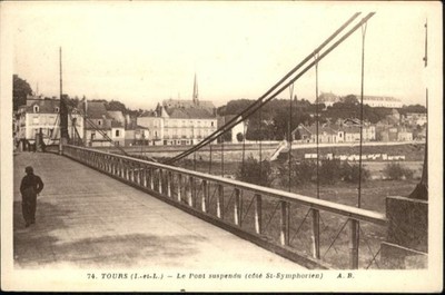 Tours Indre-et-Loire Tours Le Pont suspendu