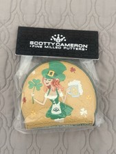 Scotty Cameron St. Patrick's Day Leprechaun Putter Headcover Leather Green