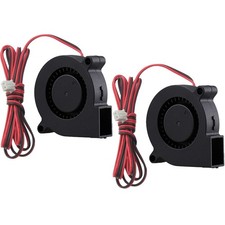 GDSTIME 2-Pack 50mm x 15mm Blower Fan 12V 5015 Dual Ball Bearing DC...