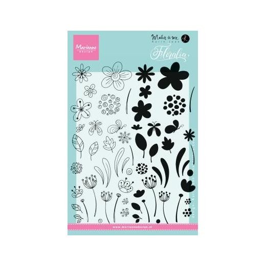 Marianne Design Clear Stamps- Floralia KJ1722