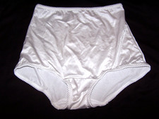 Underscore High Rise Nylon Shiny Glossy Supportive Granny Panties Size XL