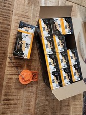 12pc Toilet Tank Flapper 3.5 gal Flushvalve Equipped VINYL BIG ORANGE