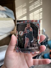 2025 WNBA Prizm Aja Wilson WNBA Logo Prizm #76 Las Vegas Aces