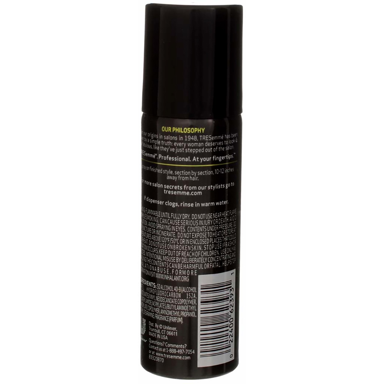 3 Pack TRESemme Tres Two Extra Hold Hair Spray Aerosol, 1.5 oz