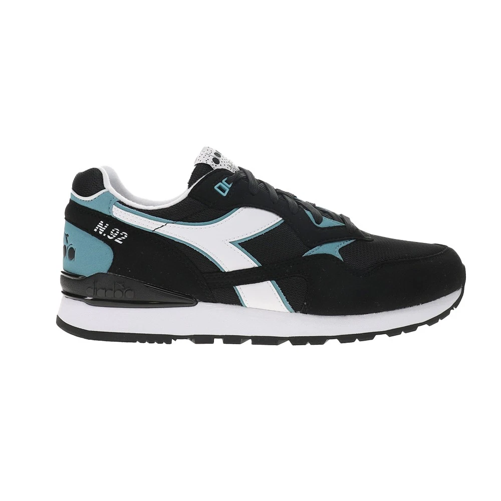 diadora N.92 Lace Up Mens Black, Blue Sneakers Casual Shoes 173169-D1185
