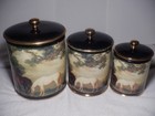 THREE PIECE CANISTER SET ~ NEVER USED — photo 5