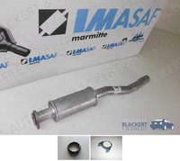 Imasaf Auspuff VorschalldäMpfer für Audi 80 + 90 + Coupe Typ85 1979-1988
