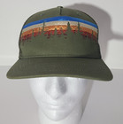Locale Outdoor Colorado Patch Embroidered Tree Line Green Hat/Cat EUC — photo 1