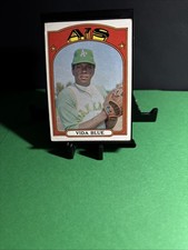1972 Topps Vida Blue Baseball Card #169 Oakland Athletics HOF Low Grade