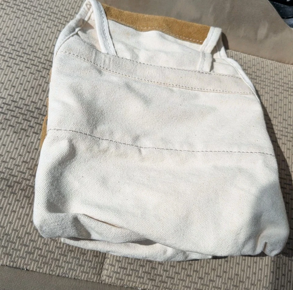 AWP Algodón Lona Cuero Ajustable Trabajo Acabador Herramienta Cinturón Bolsa Bolso Nuevo Foto 2 de 2