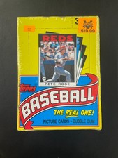 1986 Topps Baseball Wax Box 36 Packs NO RESERVE! Vintage sealed