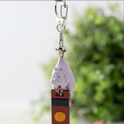 Spirited Away Soot Sprite und Fly Bird Schlüsselanhänger