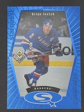 Brian Leetch 1998-99 UD Choice StarQuest Blue #SQ7 New York Rangers