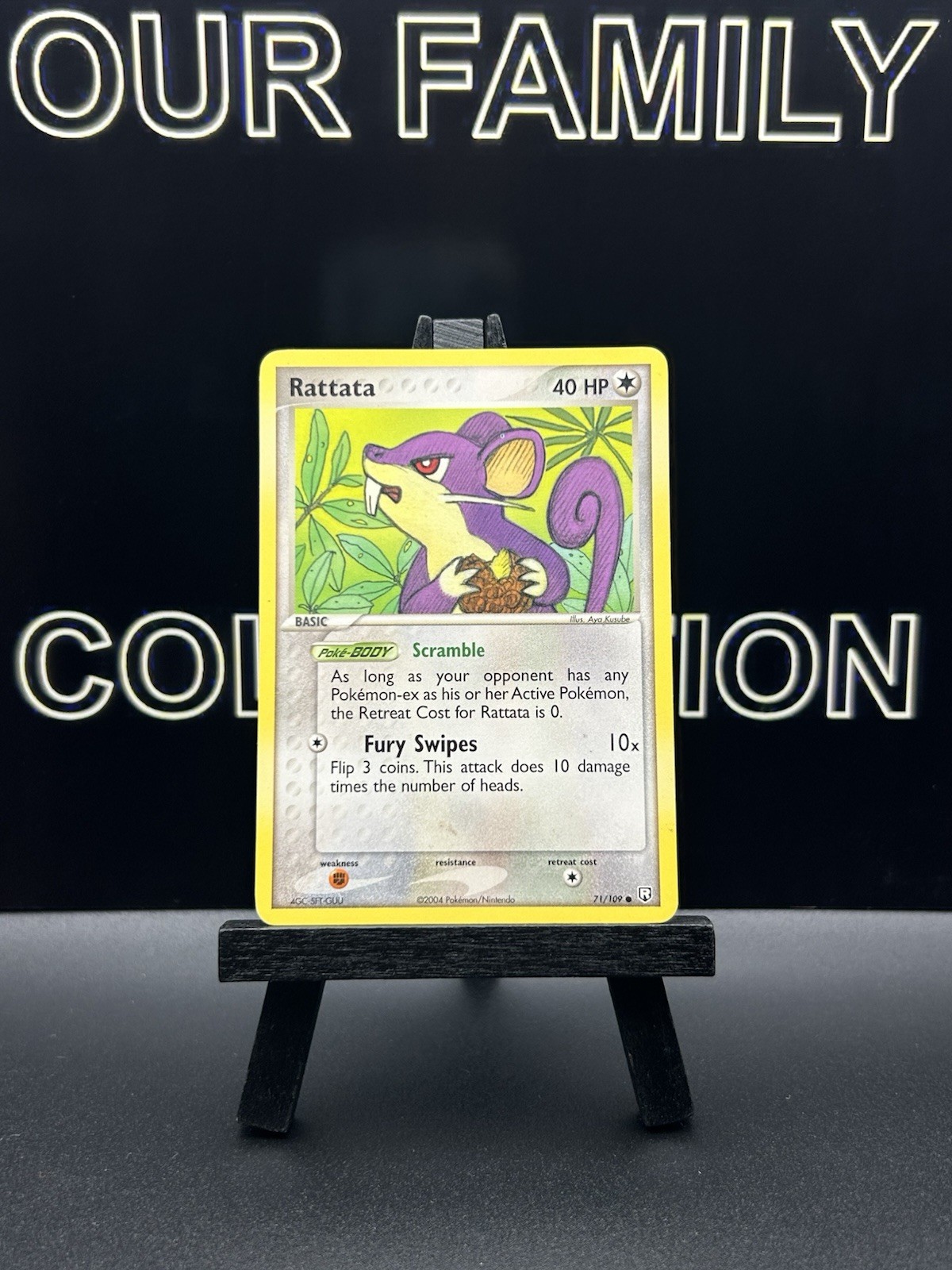 Rattata 71/109 Team Rocket Returns Regular Pokémon Card