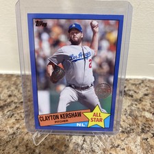 CLAYTON KERSHAW 2020 Topps 1985 35th Anniversary Blue SP Parallel #85AS-49 