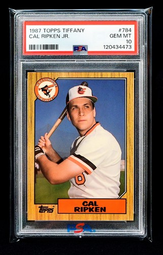 1987 Topps TIFFANY Cal Ripken, Jr. #784 - PSA 10 GEM MINT