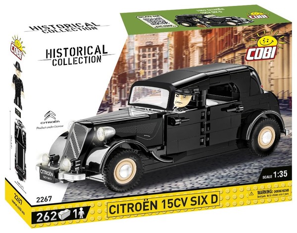 Cobi Citroen 15CV Six D – 262 Teile Klemmbausteine Inkl. Figur, Innovativ-image