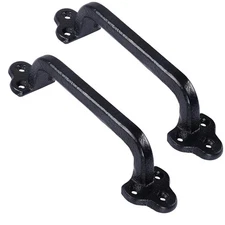 Barn Door Handle 9" Heavy Duty Rustic Cast Iron Gate Grab Handles and Pulls B...