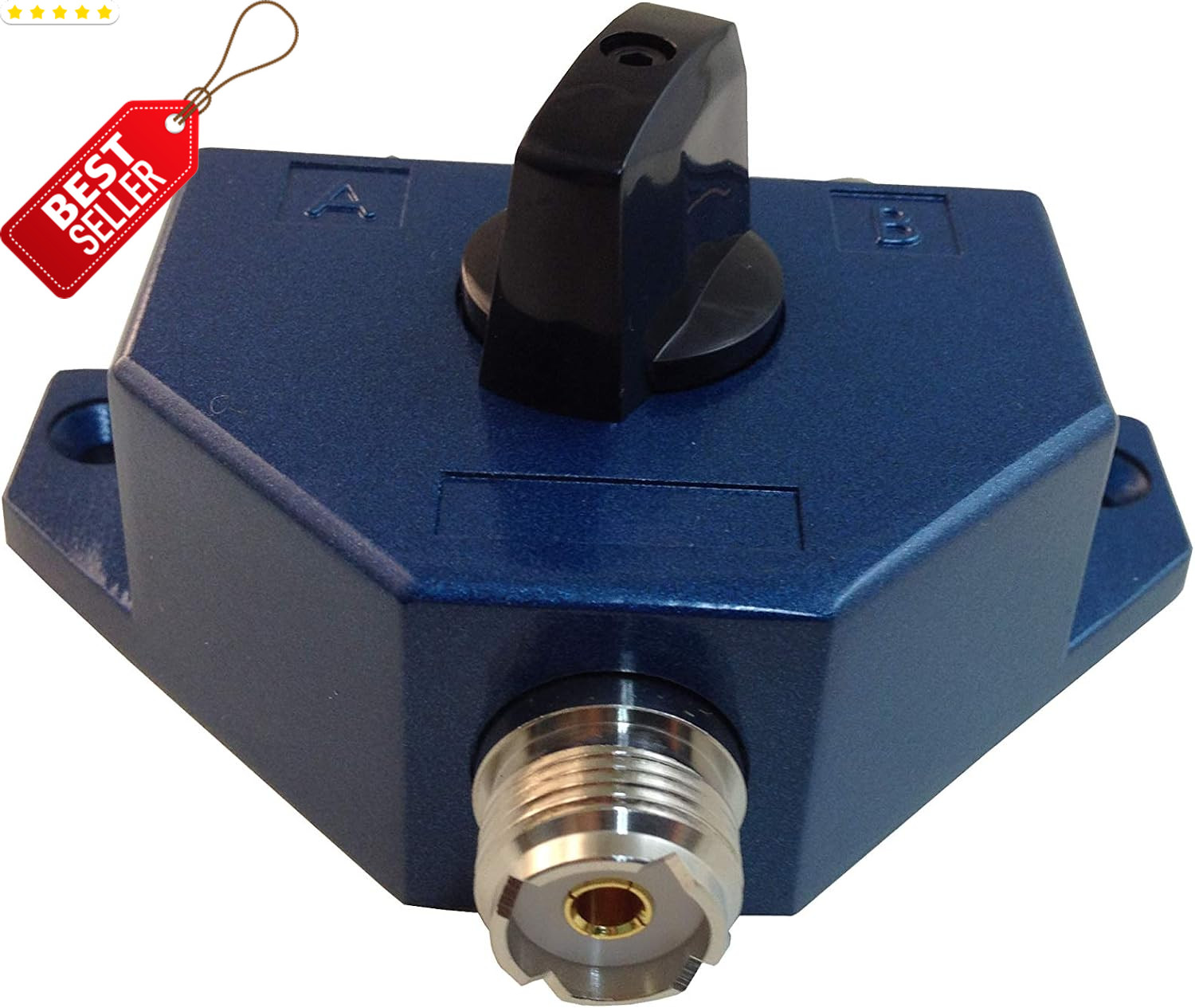 TW-102BLUE 2 Position Coaxial Antenna Switch 144/440MHz HAM Radio SO-239 US