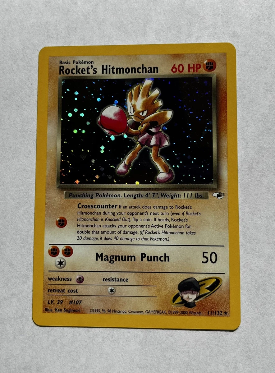 Rocket's Hitmonchan 011/132 Gym Heroes for sale | eBay