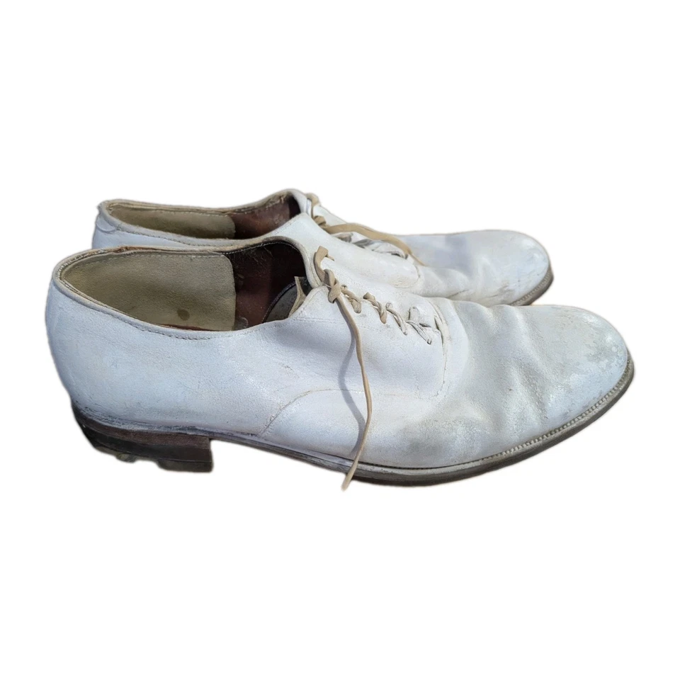 Zapatos Buck ("Bucks") vintage de 1920 de Stetson - para hombre talla 11 - cordones originales Foto 3 de 4