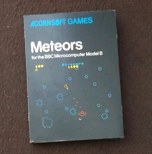 Meteors for BBC B Micro on Cassette by Acornsoft