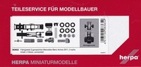 Herpa Teileservice 1:87 Zugmaschine Fahrgestell Mb Actros 2011 H0 083652