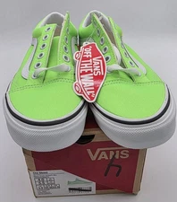 Vans Old Skool Neon Green Gecko Mens Size 4 Women’s Size 5.5 New In Box #0186