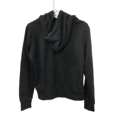 Fashion Nova Hoodie Womens Small Black Pullover Long Sleeve Kangaroo Pocket - Picture 13 of 14