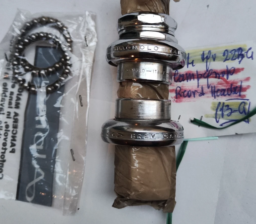 Campagnolo Super Record – Auricolare Lega Francese 25x1,00 Mm NOS – Tocco Vintage Per Bici D'epoca