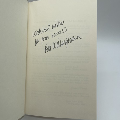 LIFE IS WHAT YOU MAKE IT Ronald L. Willingham SIGNED - Foto 2 di 11