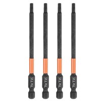 "4Er-Set T15 Torx-Bits FüR Schraubendreher, 10 Cm, 1/4\" Sechskant, Magnetisch"