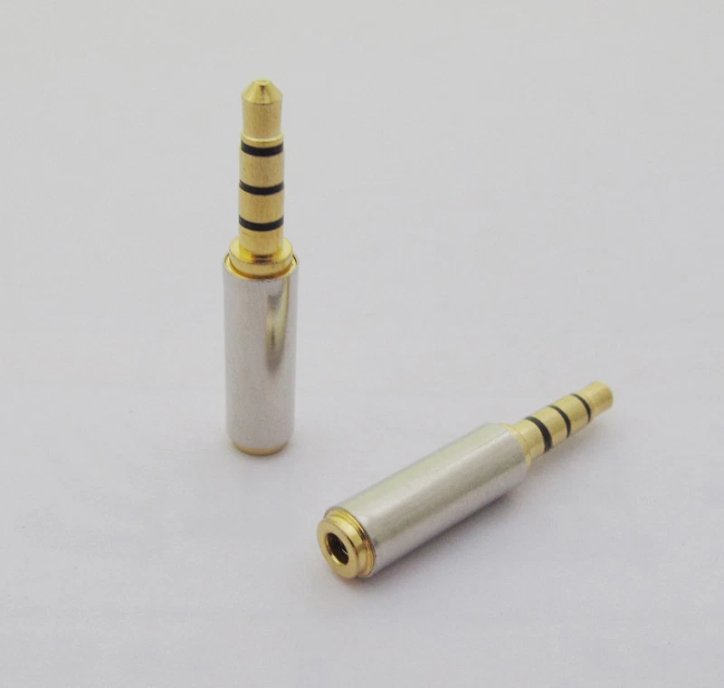 1x 3.5mm 1/8" Male Plug to 2.5mm Female Jack Audio Video Plug Adapter Converter - Image 3 of 4