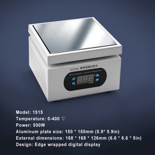15*15cm Elektronische Vorheizstation für BGA 220/110V Heizarbeit Kochplatte - Bild 2 von 18